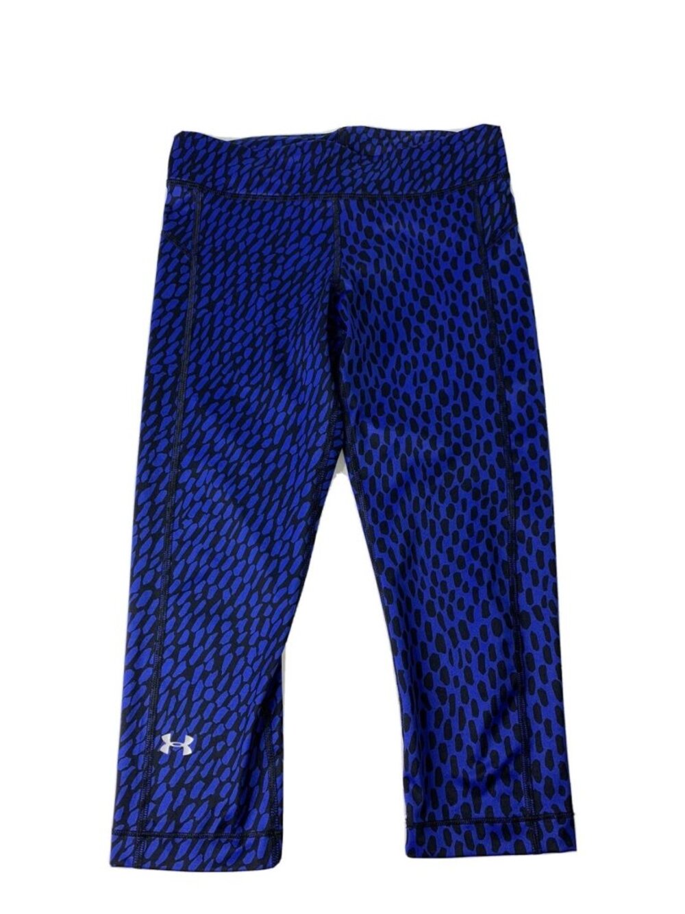 Under Armour Womens HeatGear Blue Compression Leggings Large NWT